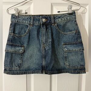 H&M Blue Denim Skirt, NWT